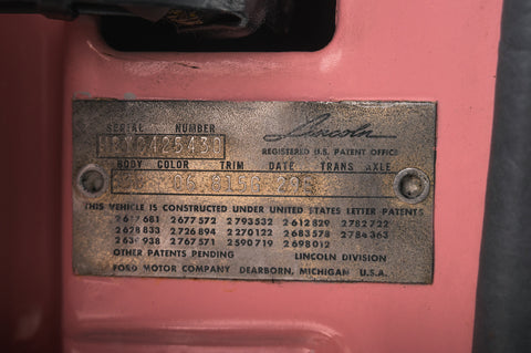 1956 Lincoln Premiere II