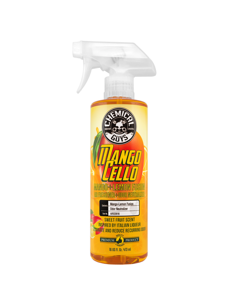 Chemical Guys Mangocello Mango Lemon Fusion Air Freshener and Odor Neutralizer (16oz) - Universal